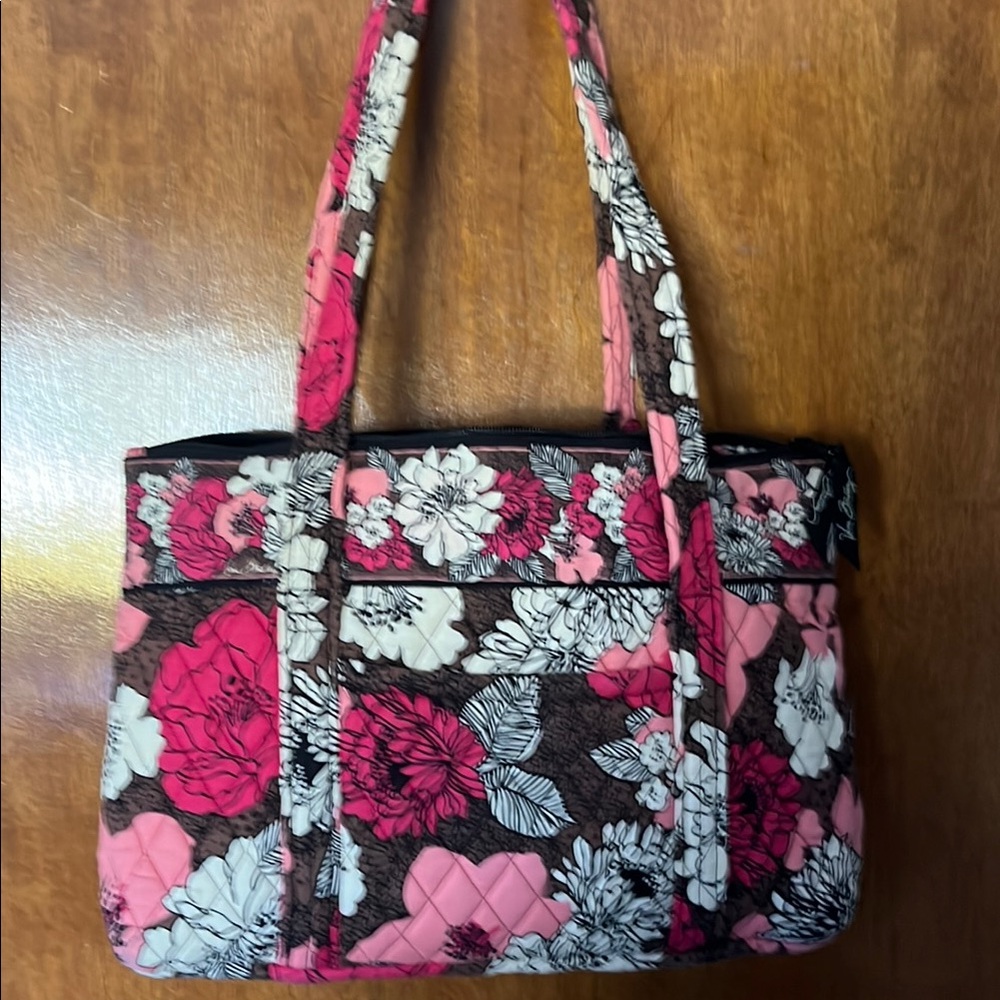 Vera Bradley Pink and Black Tote Bag